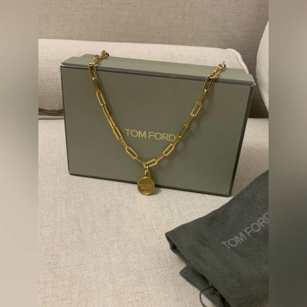New TOM FORD Brass Body Chain